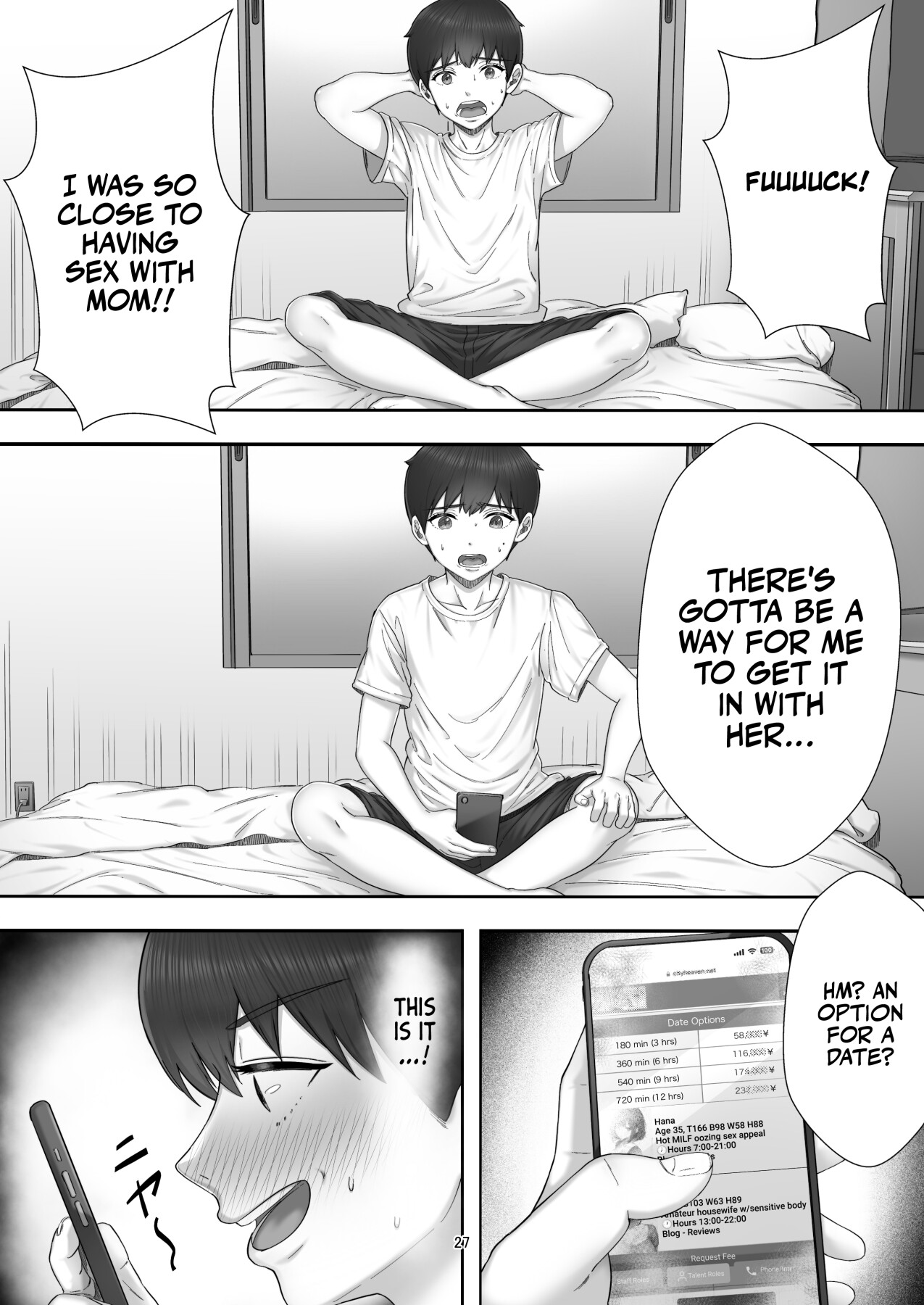 Hentai Manga Comic-When I Ordered a Call Girl My Mom Actually Showed Up.-Read-26